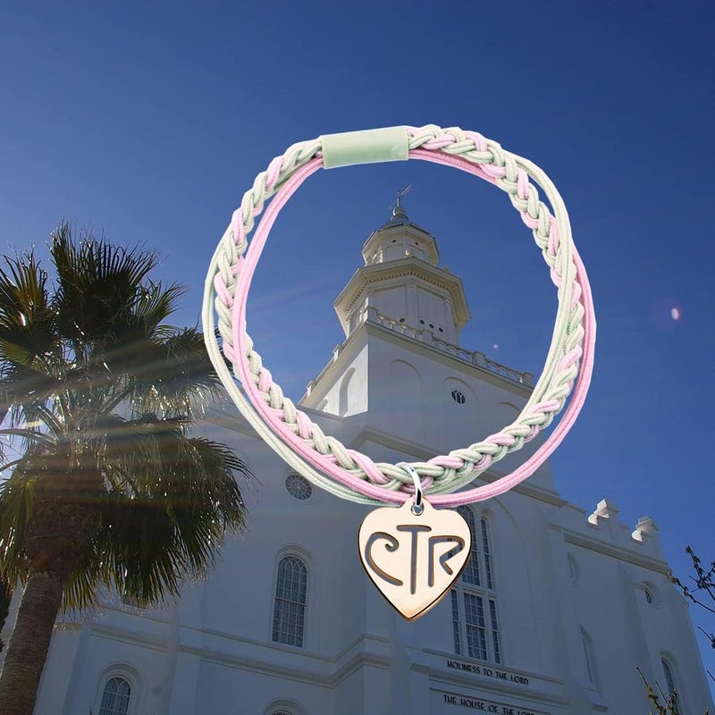 Junswanry LDS Christian CTR Hair Band Bracelet LDS Baptism Gifts Choose The Right Gifts - Image 5
